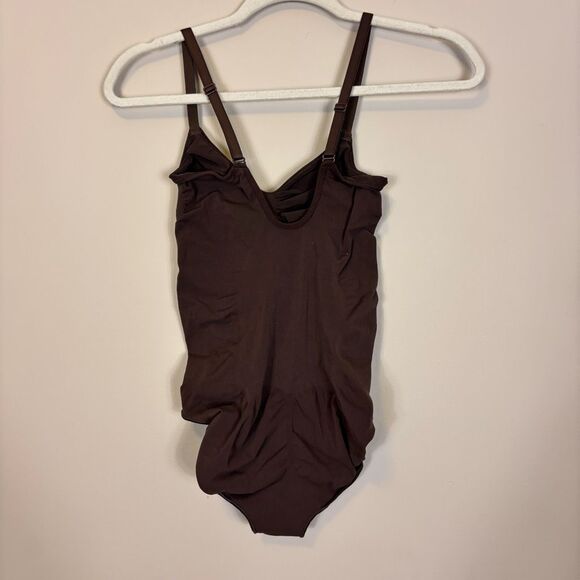 Skims Brown Full Coverage Tank Top Bodysuit 2X - Picture 2 of 5
